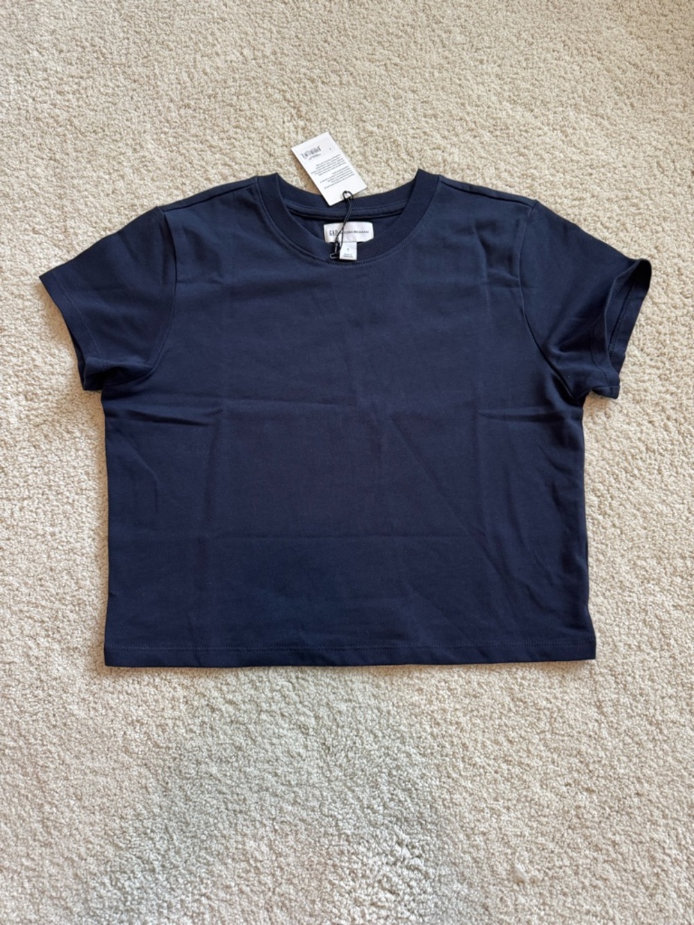 Gap × Victoria Beckham Organic Cotton Logo Crop T-Shirt